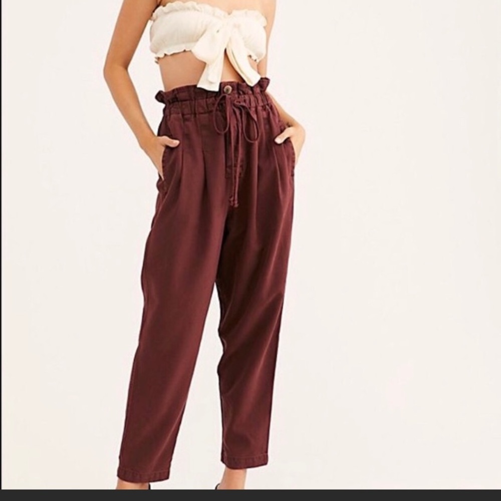 NWT Free people high waisted trousers